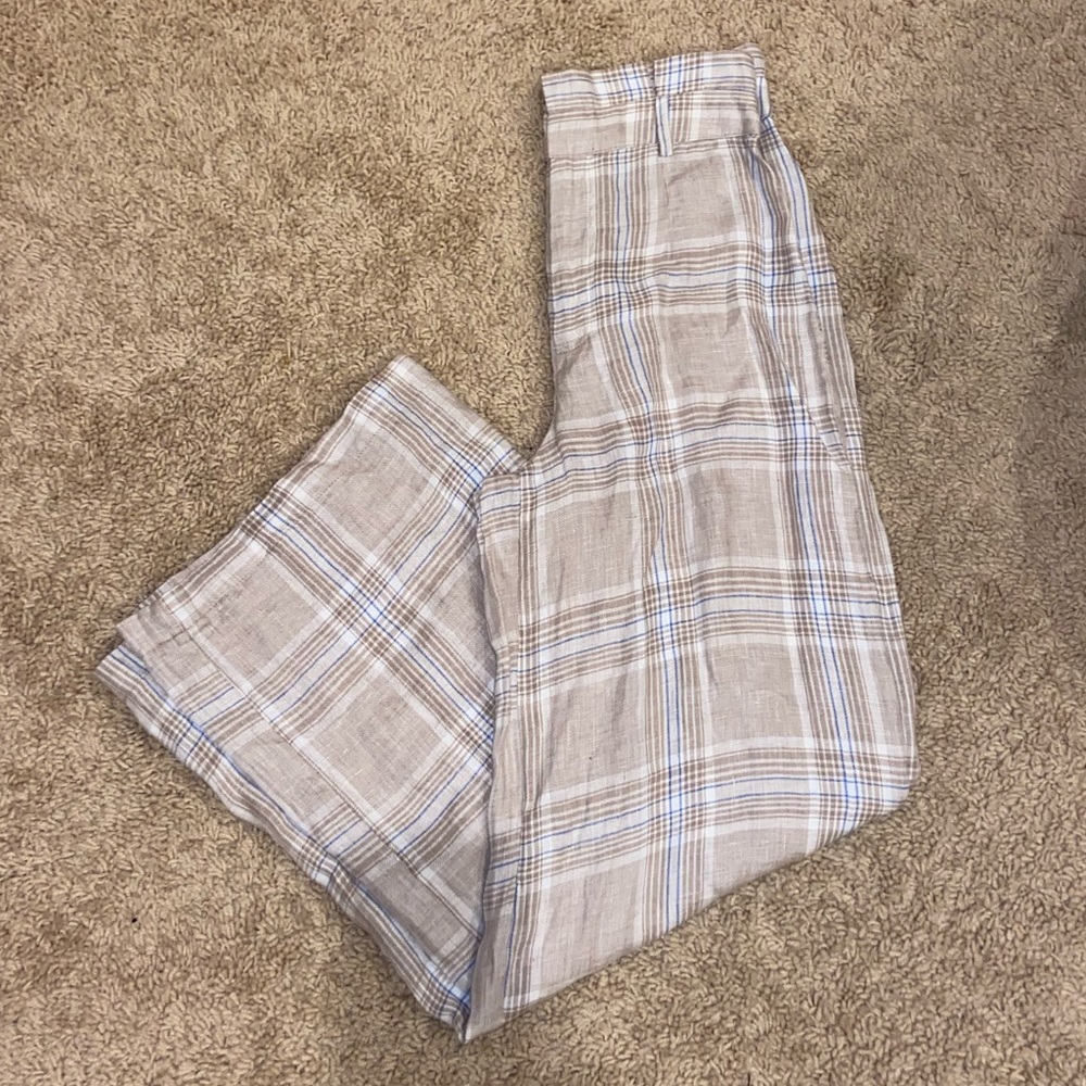 Cute Gingham Dress Pants